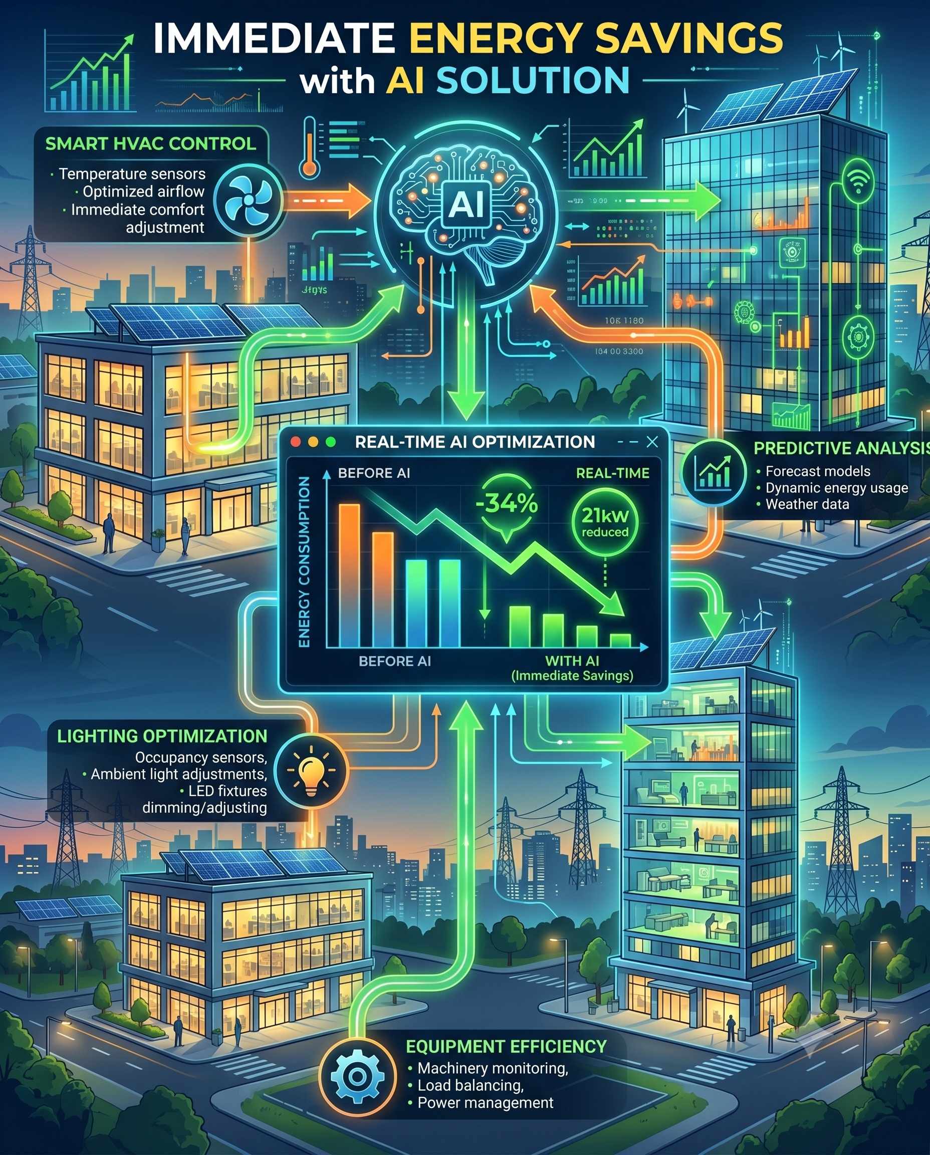 Immediate Energy Savings